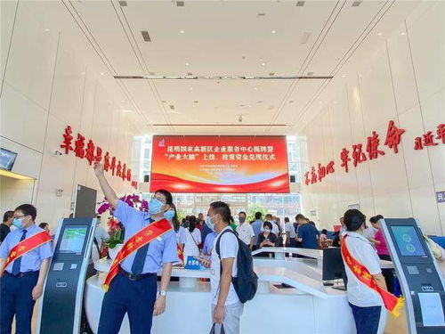 昆明高新區企業服務中心揭牌暨“產業大腦”上線，開啟政策資金兌現與企業服務新篇章